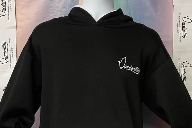A hoodie from the Ourdentity clothing brand.