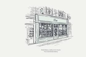 Artist's impression of the new Birds Bakery store