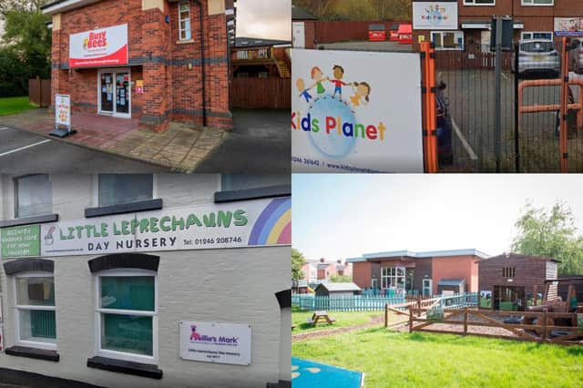 The best nurseries in and around Chesterfield - according to daynurseries.co.uk