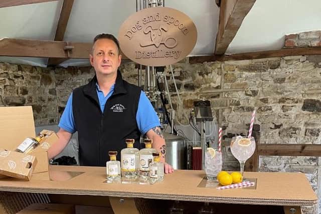 Tony Brindle from Dog and Spoon Distillery in Alfreton.