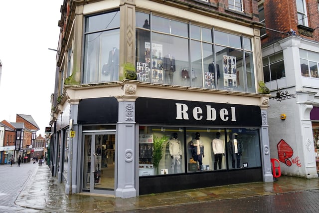 Another town centre business moved into a new premises, with Rebel Menswear taking on a larger unit on the corner of High Street and Packer’s Row.
