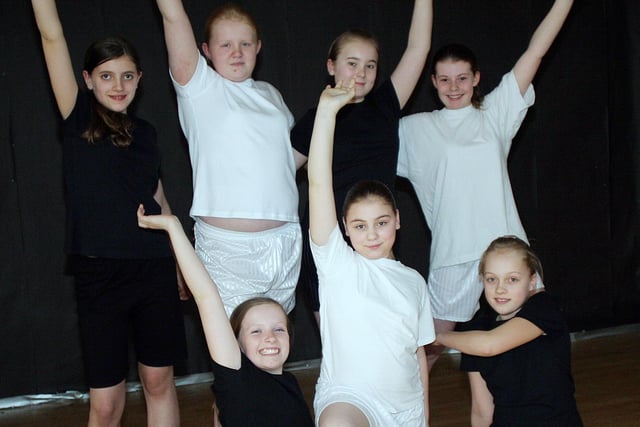 Dancers at Parkside School in 2006