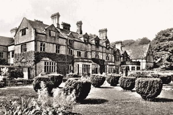 Derwent Hall in 1876 was a very modest stone gabled house dating from 1672, built for Henry Balguy, a lead trader, and lightly modernised by his son in 1692.The family sold up in 1767 to the Bennets, who were followed by the Reads and in 1846 by the Newdigates of West Hallam (qv) and Arbury. In 1876 it was bought by the Duke of Norfolk to bestow on his younger son Lord Edmund FitzAlanHoward, who appointed J. A. Hanson to enlarge the house considerably, in matching style, and add a chapel. Lord Edmund was appointed the last Viceroy of Ireland in 1921 and was in consequence created 1st Viscount FitzAlan of Derwent. Not long afterwards it was sold force majeur to the water authority for the building of a reservoir; the family left in 1932 and, after a decade as a youth hostel, it was finally vacated, stripped, dismantled and drowned in 1943 by the Derwent Reservoir. Elements rescued from it survive in the mayors’ parlours of Derby, Nottingham and Sheffield, co-sponsors of the destruction.