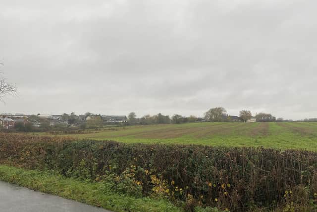 The view of the proposed site from Hickinwood Lane, Clowne. Photo: Christina Massey.