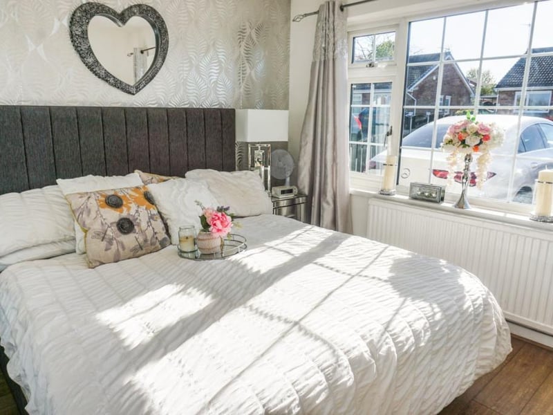 Master bedroom with ensuite shower room,
