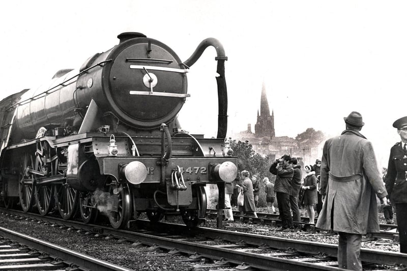 The Flying Scot at Chesterfield railway station in 1968.