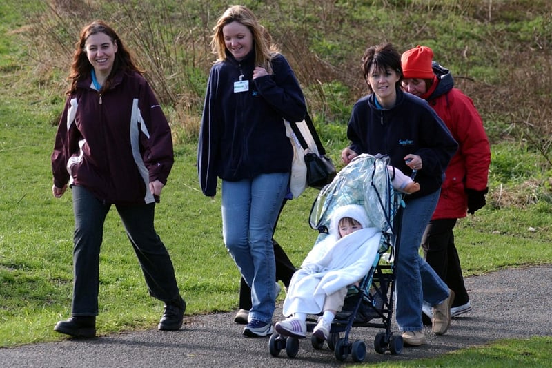 The Primrose Health Walk pictured 17 years ago. Does this bring back great memories?