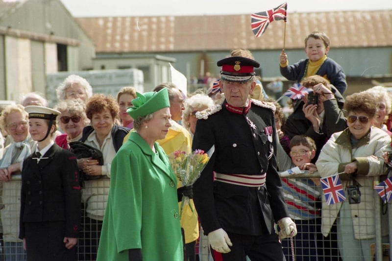 Did you get a close-up view of Queen Elizabeth in 1993?