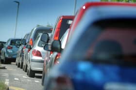 A crash has partially closed the A50