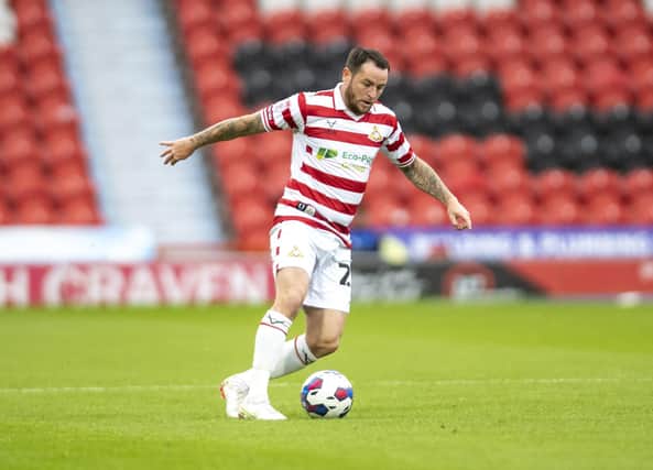Lee Tomlin in action for Doncaster Rovers earlier this season.