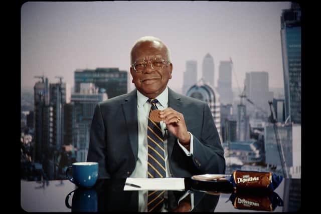Sir Trevor McDonald also stars in the advert as a broadcaster beyond compare. (Image: pladis/McVitie's)