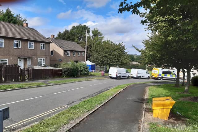 Police at Chandos Crescent, Killamarsh after a 'serious incident'