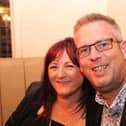 Jon-Paul Prigent - who died after an incident on a Chesterfield road in 2020 - with his wife Catherine. Picture submitted.