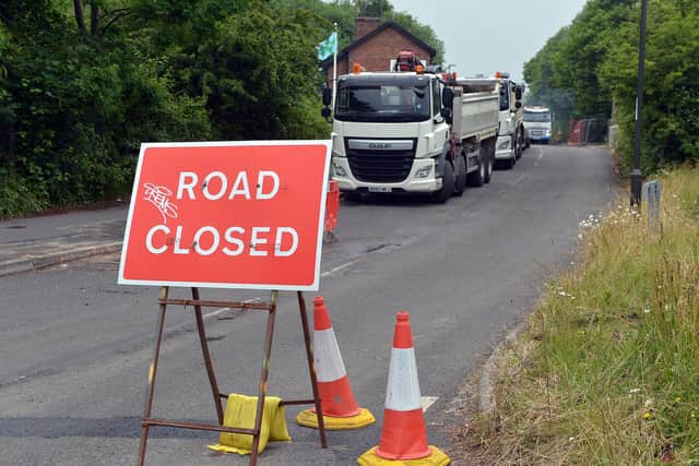 There are a number of roadworks and closures to watch out for this weekend.