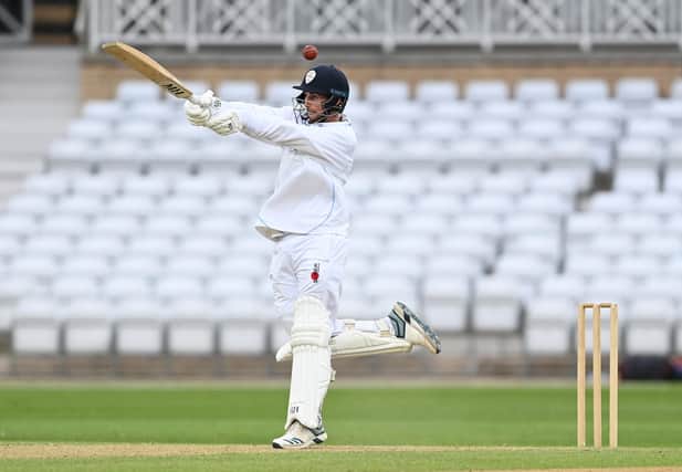 Fynn Hudson-Prentice wants to play his way into England Test contention. (Photo by Laurence Griffiths/Getty Images)