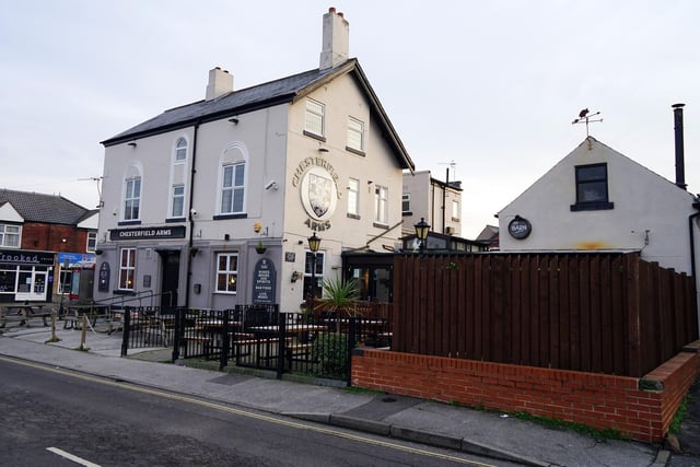 Punters will be able to stop for a drink at the Chesterfield Arms from 12.00pm till 2.00pm.