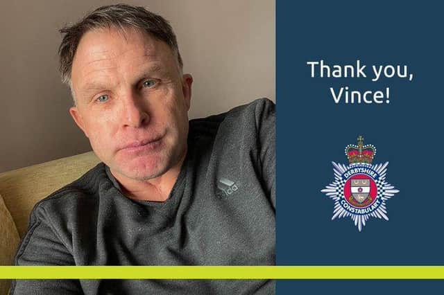 Vince Parker has put in 1,200 hours of volunteer time with the NHS as he is unable to volunteer with the police at the moment