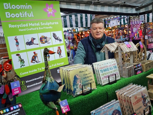 There are 3,346 Jackson’s across Derbyshire, ranking this surname as the 19th most common. The name is derived from ancestors called Jack, a common English and Scottish pet form of John. Pictured here is Stuart Jackson at the Bloomin Bootiful market stall.