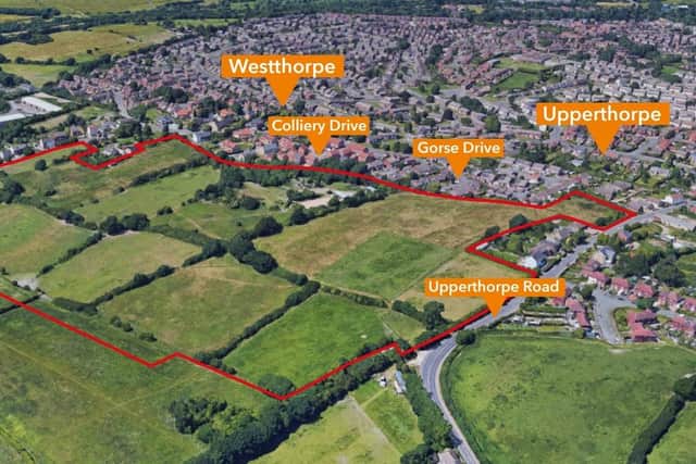 The site off Upperthorpe Road, Killamarsh, where 397 homes were proposed