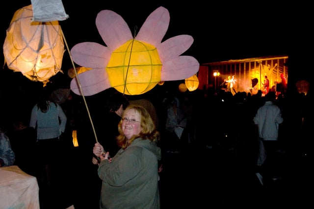 New Mills Festival lantern procession in 2010