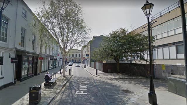 There were at least 11 cases of criminal damage and arson reported near Priory Place.