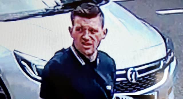 Police would like to speak to the man in the CCTV image as he may have important information about the incident as it is believed he was in the area around the same time.
