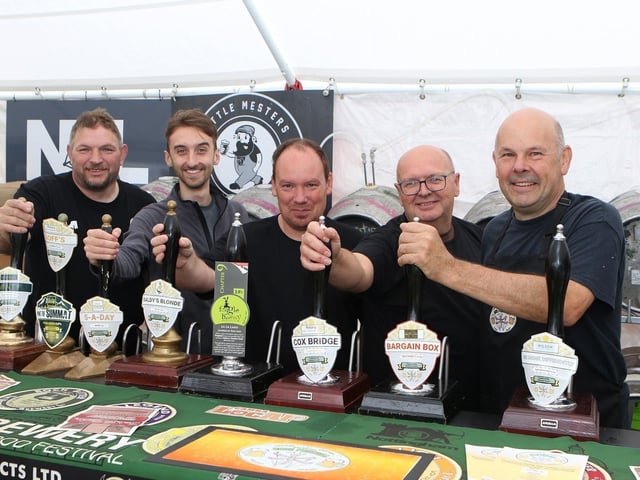 Johnson is the seventh most common surname across the county, held by 4,583 Derbyshire residents. The history of this surname is similar to that of Jones - and it is also the second most frequent surname in the US. Pictured here at Bolsover Beer Festival Fun Day are Pete Johnson, Josh Ludlam, Keith Sayer, Andy Poulton and Jeff Machin.