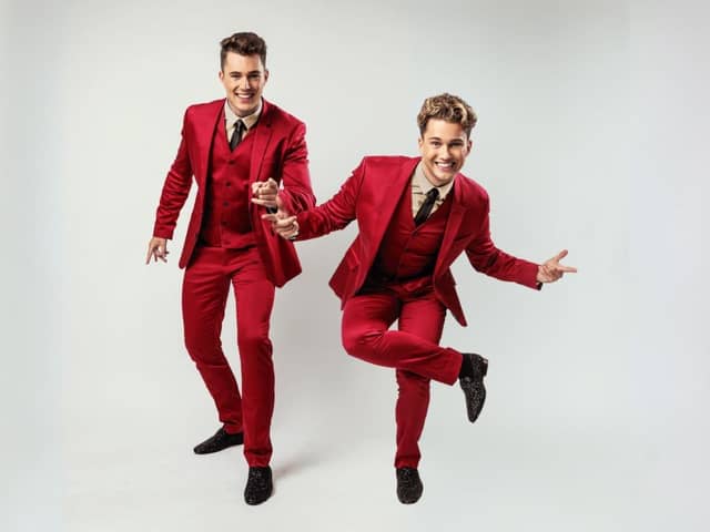 AJ and Curtis Pritchard star in Come What May song and dance spectacular at Sheffield City Hall on September 26, 2024.