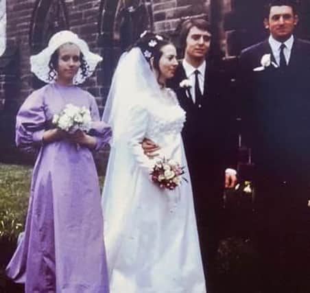 Geoff and Julia on their wedding day, April 5th 1971.