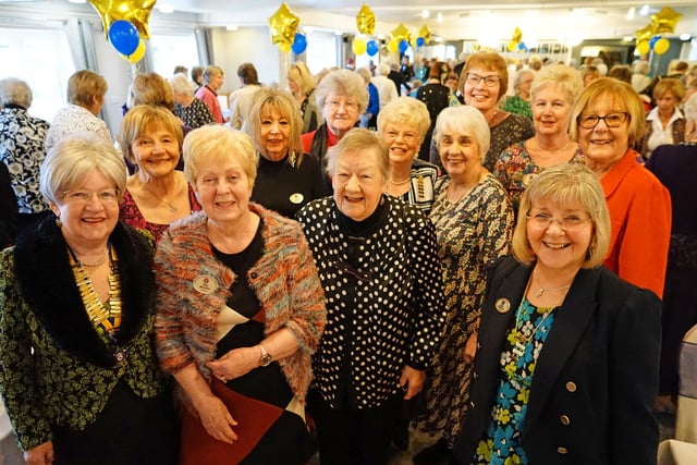 Inner Wheel district 22 celebrates 100 years of the association at Hostess Restaurant. Members of the Sutton in  Ashfield Inner Wheel.