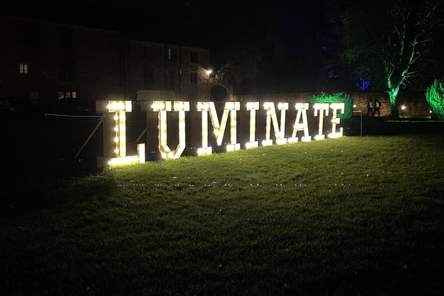 Luminate is now open at Hardwick Hall.