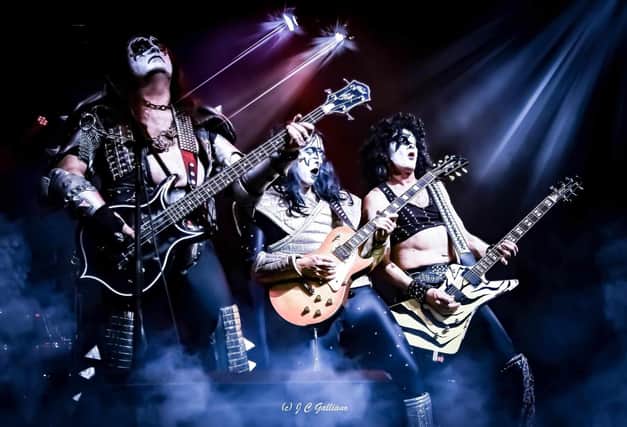 Dressed To Kill will play the hits of KISS at Real Time Live, Chesterfield on Friday, December 29 (photo: J C Galliano).