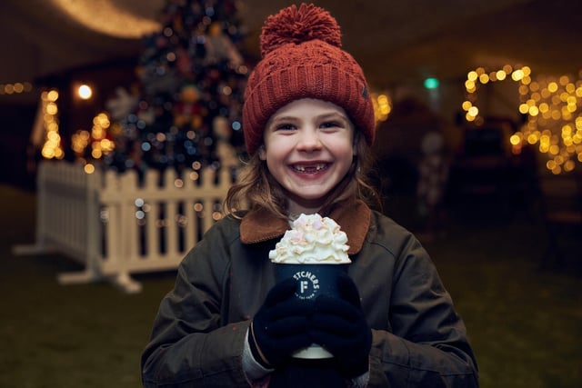 Marnie Fletcher was enjoying a hot chocolate at her parents' farm.  (CREDIT: TOM PITFIELD)