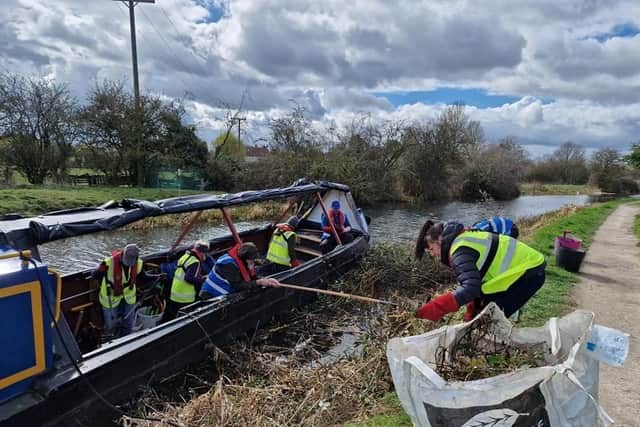 Volunteers help maintain Chesterfield's canals with the help of Python.