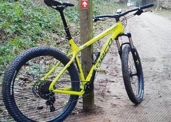 The bike stolen in the burglary at a paramedic's home.