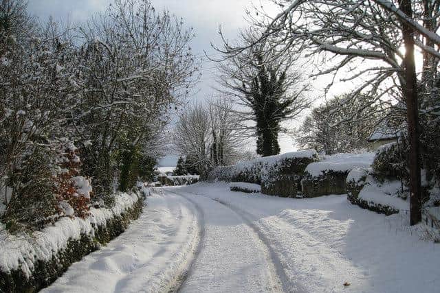 Derbyshire County Council is preparing for winter by calling on volunteers to keep roads open. 

Photo © Rod Gray