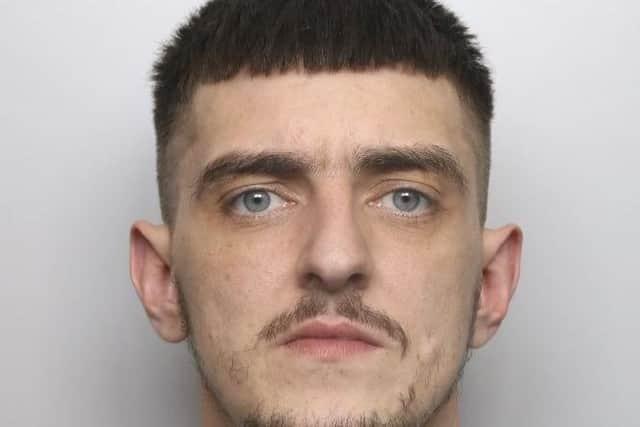 Bush, 27, was jailed for over 11 years after holding a woman he met in a pub captive in her own flat, kicking and punching her and threatening her with a knife, for five days.
The sick Derby man took her keys and mobile phone, held a knife to her throat, threatened to cut her cat, and pulled her hair out. 
On one occasion he stamped on her face as well as kicking her and swinging punches at her. He forced her to take a bath with him and wash his hair and kept a knife at the side of the bed after making her sleep next to him.
Bush was arrested after leaving the address saying he needed to "sort some things out".