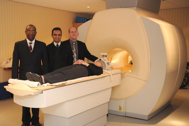 Pictured At the Hallamshire Hospital are, Prof Soloman Tesfaye.Dr Dinesh Selvarajah, Dr Iain Wilkinson in 2007