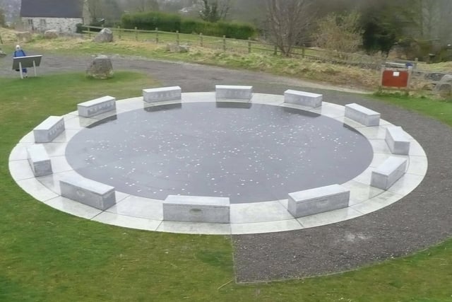 The Stardisc is a star chart carved into black granite in the hills above Wirksworth. It offers great views during the day, and is dimly illuminated after sunset - providing the perfect space for some stargazing. 
Credit: © Humphrey Bolton (cc-by-sa/2.0)