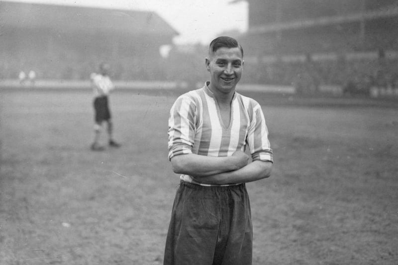 Chesterfield Football Club's inside right Harry Clifton poses before a game on 17th February 1938.
