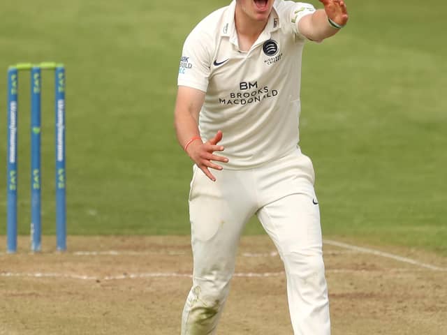 Four wickets from Ethan Bamber has put Middlesex in charge. (Photo by Alex Pantling/Getty Images)