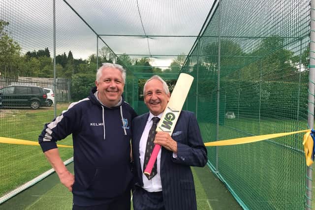 Super Hooper: Chairman Peter Hooper. Photo: Matlock and Cromford Meadows Cricket Club