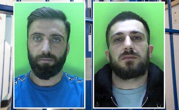 Eset Gjoni (left) and Shahin Gjoni were both jailed for 36 weeks at Nottingham Crown Court. Photo: Nottinghamshire Police