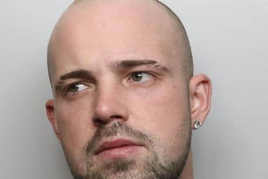 Wilde, 27, was  jailed for more than four years for biting off part of man's ear outside a Chesterfield bar. 
The assault unfolded as he got into an argument with with his victim outside Einstein’s in Holywell Street, Chesterfield in the early hours of Friday, August 20.
He called the victim a homophobic name and bit part of the man’s ear off before running away. 
The victim required plastic surgery following the attack and has felt self-conscious of his injuries when meeting new people.