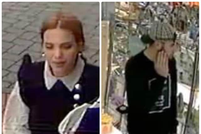 Police appeal to trace pair in connection with thefts from shop in ...