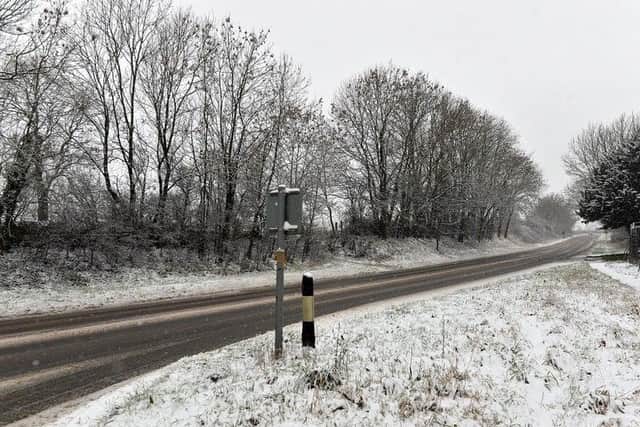 Major roads across Derbyshire have been closed due to heavy snow which fell overnight.