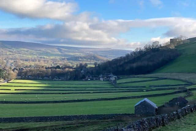 Pictured Is Derbyshire'S Peak District, Near Castleton, Which Is At The Western End Of The Hope Valley