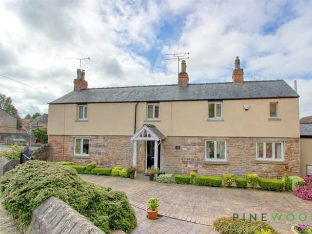This beautiful, three-bedroom home on High Street, Whitwell dates back to the 1800s. Offers in the region of £725,000 are invited by Clowne-based estate agents Pinewood Properties.