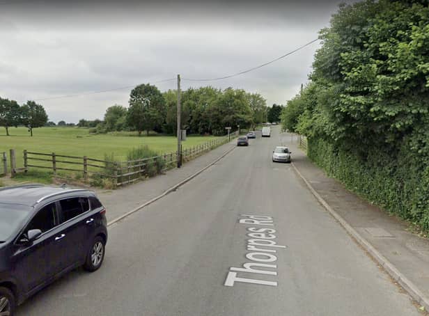 The 11-year-old was found on Thorpes Road, Heanor.