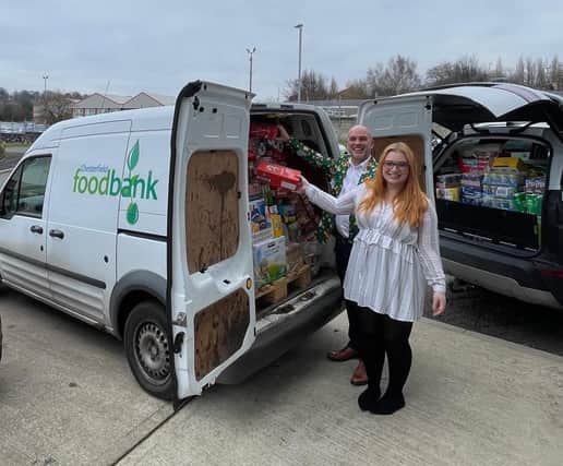 Phoebe Sellars has launched Bridge Help’s Christmas collection for Chesterfield Foodbank early this year